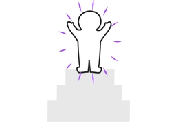 stand outのイラスト